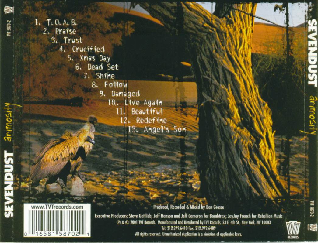 Sevendust  Animosity  back